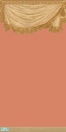 Sims 2 — NK Swags - Melon by MoMama — An attractive tan swag on Melon paint.