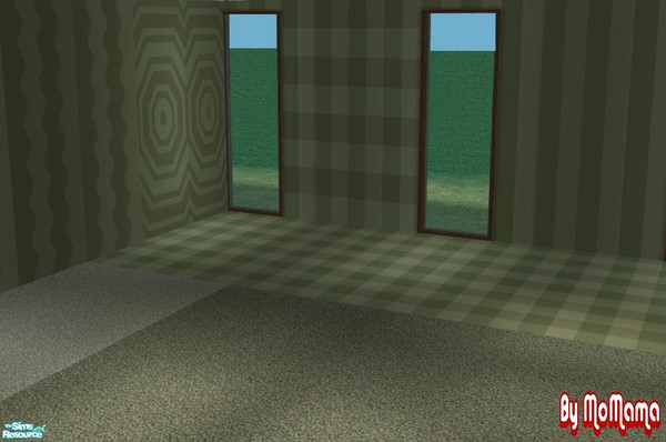Sims 2 — NK Olive Walls/Floors by MoMama — Set 14 of 20. These walls and floors will match the olive items in the