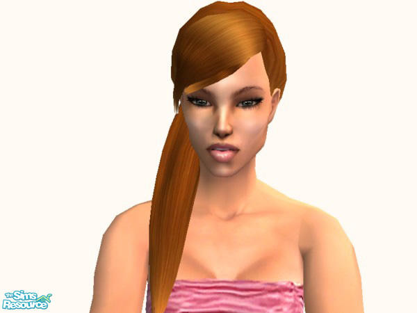 Sims 2 — Recolor of SunairT002HairMesh-GoldBrown by phoenix42793 — Natural Golden Brown Recolor of sunairs hair mesh.