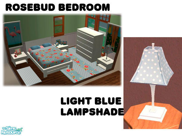 Sims 2 — Rosebud Bedroom - Light Blue Shade by agaliha5 — 