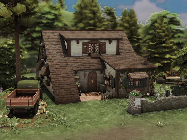Sims 4 — Cordelias Cottage - Cottagecore Home No CC by Meerigold — Welcome to Cordelias Cottage, a small but soulful