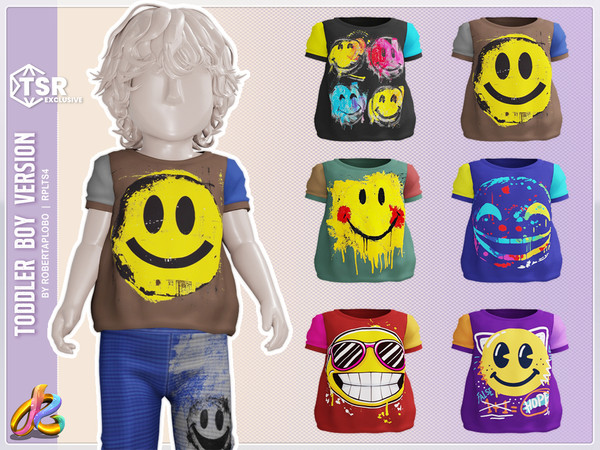 Sims 4 — Boy Top 310 - Toddler by RobertaPLobo — Top 310 - Toddler Boy version - TS4