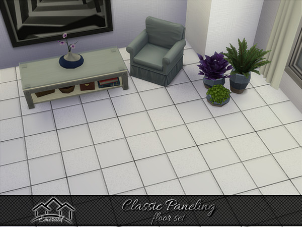 Sims 4 — Classic Paneling floor6 by Emerald — Today paneling always been an essential decorative element in interior