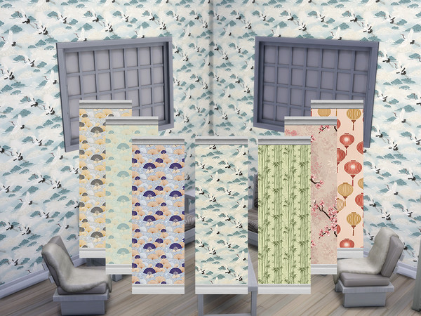 Sims 4 — Eastern Soul by Sinegosa — Discover the serene beauty of the East with the Eastern Soul wallpaper collection.