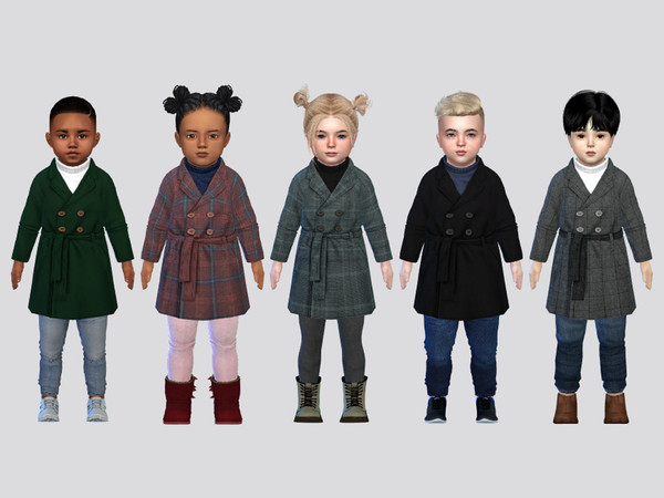 Sims 4 — Heights Coat Jacket Toddlers by McLayneSims — TSR EXCLUSIVE