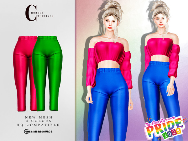 Sims 4 — Pride Pants by ChordoftheRings — ChordoftheRings Pride Pants - 3 Colors