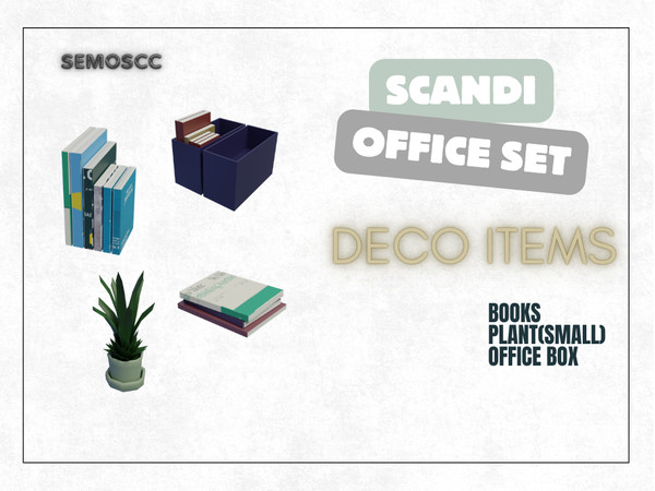 Sims 4 — [SCC] Scandi Deco Plant by semoscc — Not so fancy, not so simple
