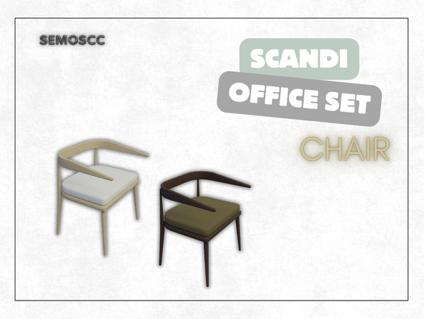 Sims 4 — [SCC] Scandi Chair by semoscc — Not so fancy, not so simple