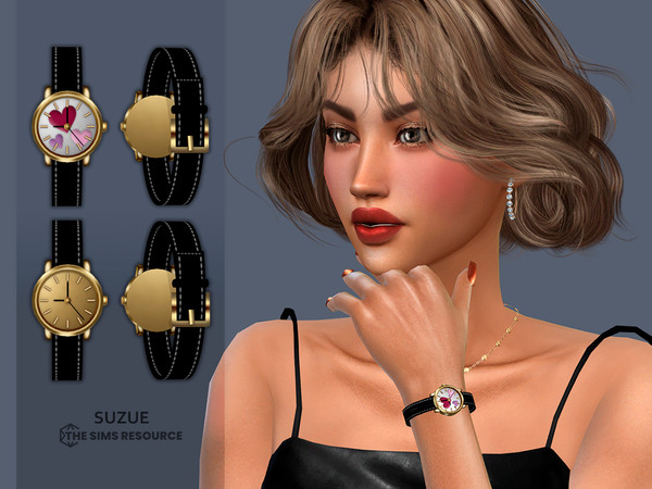 Sims 4 — Heart Watch by Suzue — New Mesh (Suzue)