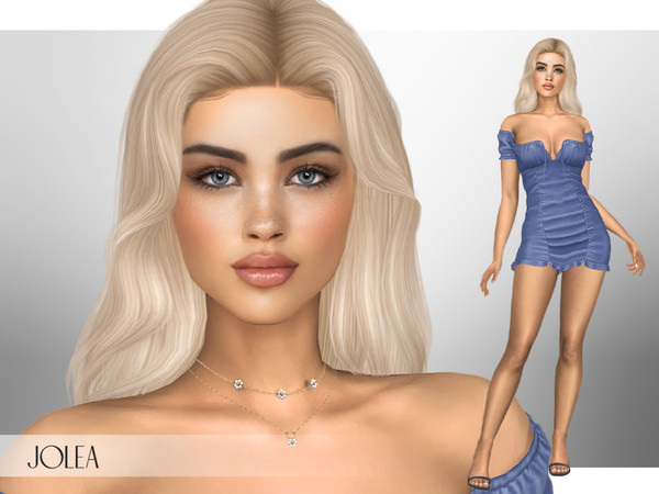 Sims 4 — Amanda Beltran by Jolea — If you want the Sim to look the same as in the pictures you need to download all the