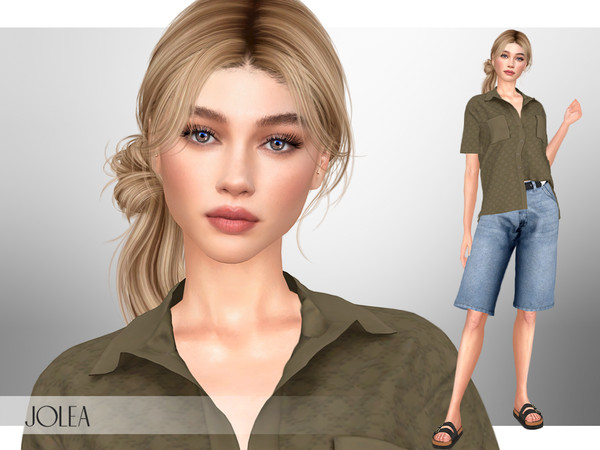 Sims 4 — Zoe Carmichael by Jolea — If you want the Sim to look the same as in the pictures you need to download all the