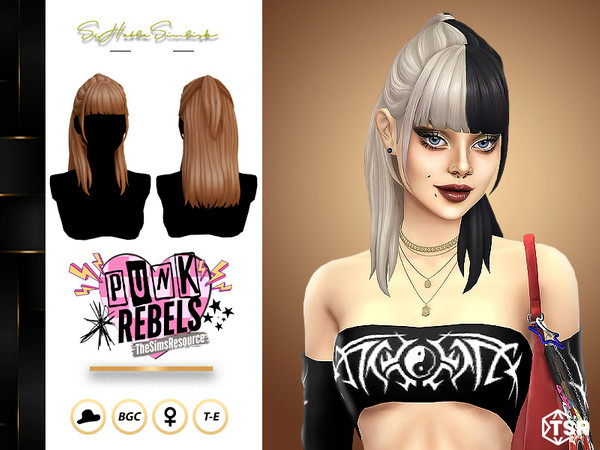 Sims 4 — Nicki Hairstyles by sehablasimlish — Hope you like it and enjoy it. Maxis Match