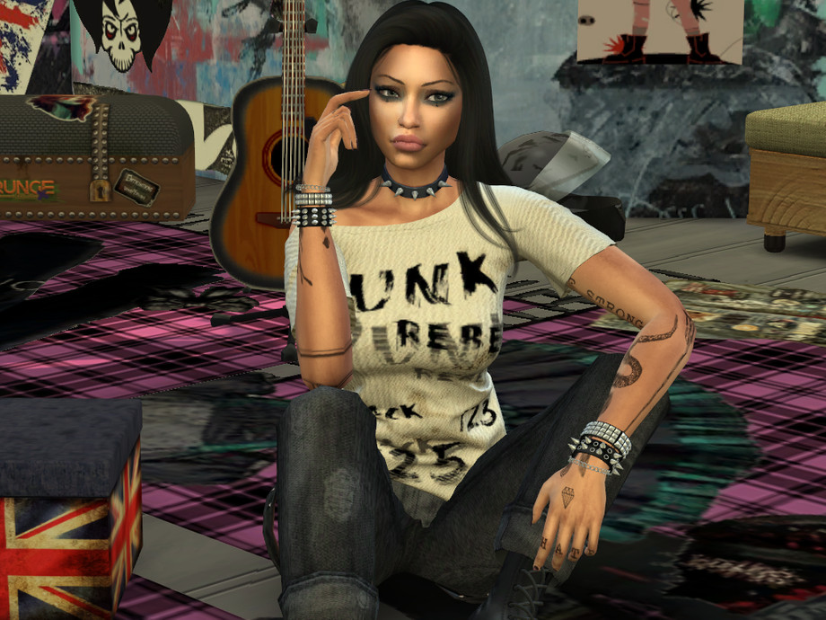 The Sims Resource | PUNK REBELS - Harper Bishop