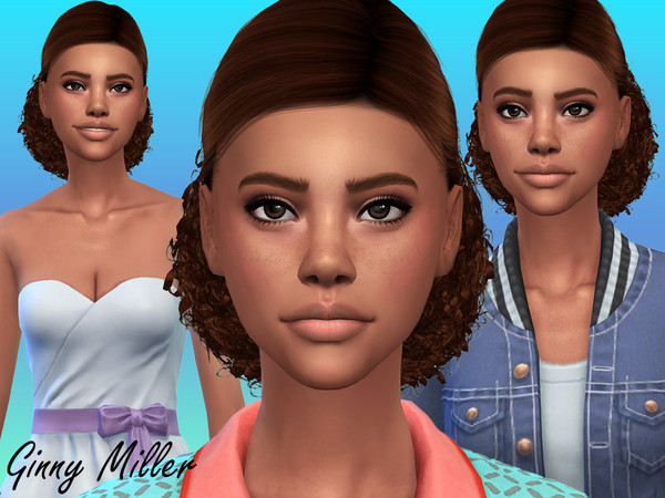 Sims 4 — Sim inspired by Ginny Miller by HeavenDaniels77 — My sim version of the adorable Ginny Miller from Ginny and