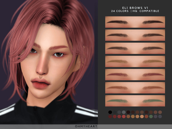 Sims 4 — Eli Brows V1 by ohmyheart — -Teen+