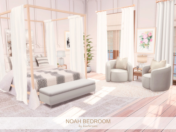 Sims 4 — Noah Bedroom by BlusterSims — Size: 7x7