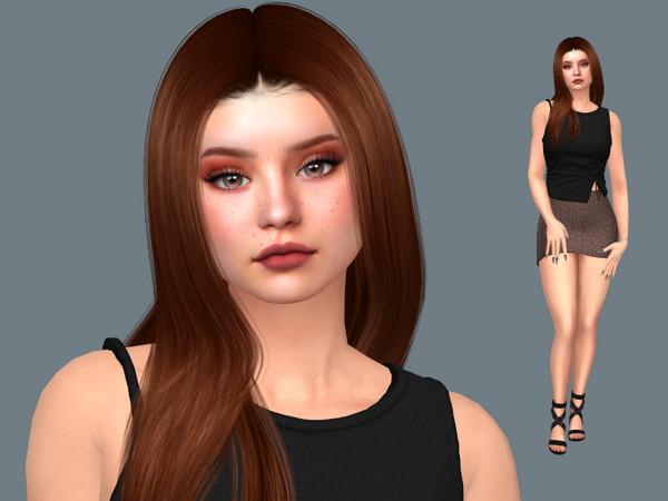 Sims 4 — Perrie Olsen by EmmaGRT — Pronouns are set as she her Make sure to check the Required tab if you want her to