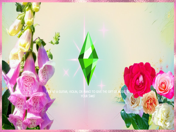 Sims 4 — Patreon-The Garden Loading Screen by Draven298 — This is another loading screen created by me with multiple pics