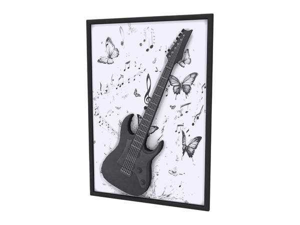 Sims 4 — Comiko Punk Rebel Bedroom Guitar Wall by Comiko — Punk Rebel Bedroom Set is base game compatible and consist of