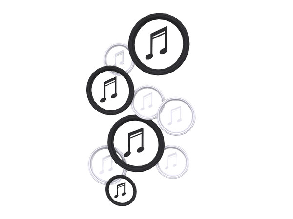 Sims 4 — Comiko Punk Rebel Bedroom Wall Nodes by Comiko — Punk Rebel Bedroom Set is base game compatible and consist of 9