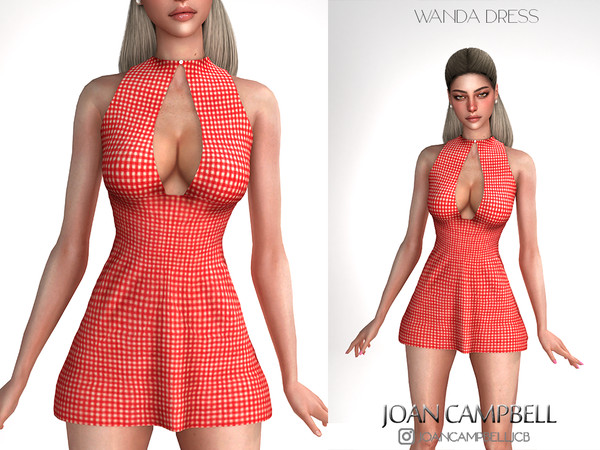 Sims 4 — WANDA DRESS by Joan_Campbell_Beauty_ — 4 swatches Custom thumbnail Original mesh