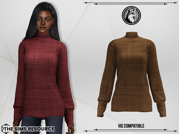 Sims 4 — Beatrice Top by ForLima — 4 Colors