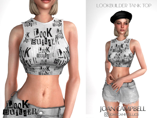 Sims 4 — [LookBuilder] TANK TOP by Joan_Campbell_Beauty_ — 15 swatches Custom thumbnail Original mesh