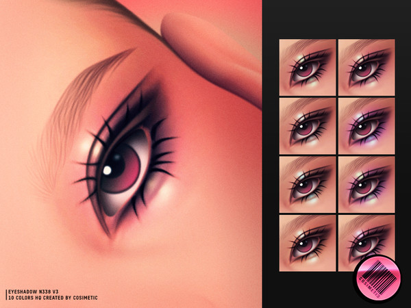 Sims 4 — MM Eyehsadow N338 V3 by cosimetic — - Female