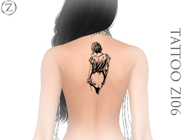 Sims 4 — TATTOO Z106 by ZENX — Base Game