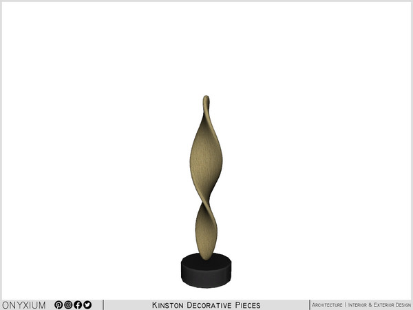 Sims 4 — Kinston Twisted Decor by Onyxium — Onyxium@TSR Design Workshop Decoration Collection - Belong To The 2025 Year