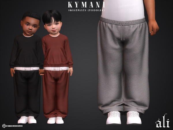 Sims 4 — KYMANI sweatpants (toddler) by ali1 — Sweatpants