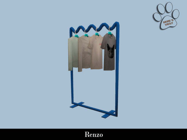 Sims 4 — Renzo - Dresser by siomisvault — Hello out there! I hope you like my new set Renzo you'll find different things