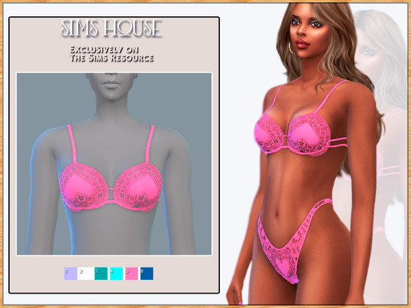 Sims 4 — LACE BRA by Sims_House — LACE BRA