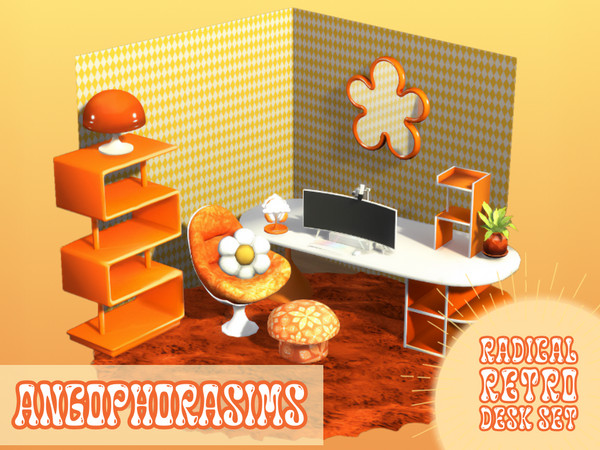 Sims 4 — Marble Planter - angophorasims by angophorasims — Set of 10 pieces for a matching colorful (or black and white)