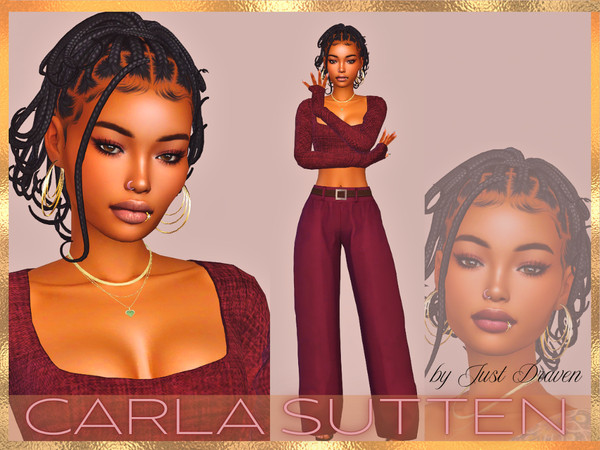 Sims 4 — Patreon - Carla Sutten by Draven298 — Meet Carla! She was created with my best friend and son's, God Mother as