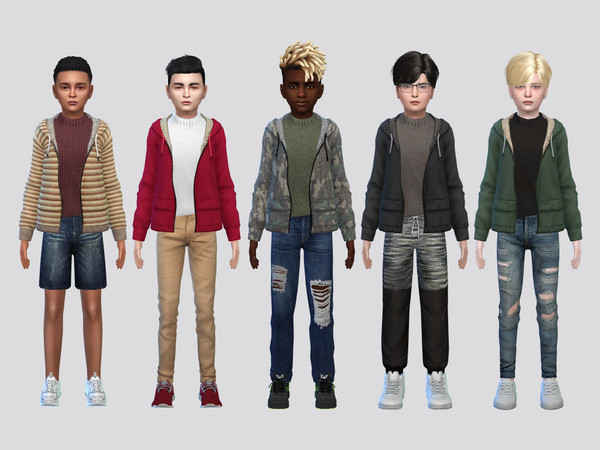 Sims 4 — Reed Jacket Boys by McLayneSims — TSR EXCLUSIVE