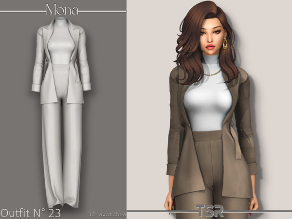 Sims 4 — Outfit_23 by Mona — -New mesh-