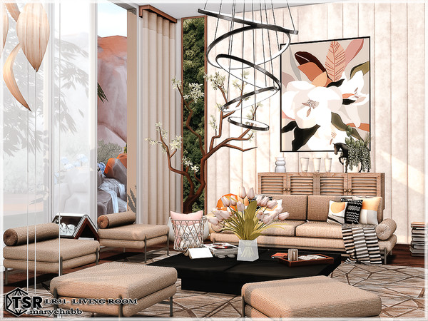Sims 4 — LR31 - Living Room by marychabb — I present a room - Living Room . Room is fully equipped.