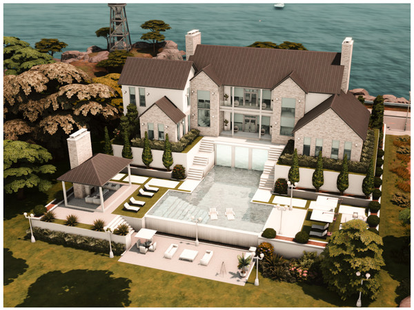 Sims 4 — MM. Family Mansion 6 by Merin_Martini — My Sims 4 lots some are inspired from random pictures that I found on