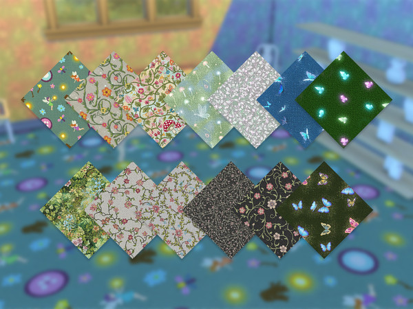 Sims 4 — Enchanted Glade Carpets by Sinegosa — Step into a realm of wonder with the Enchanted Glade Carpets collection!