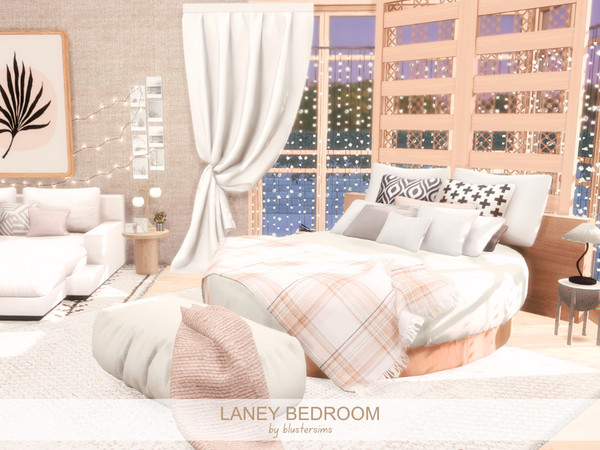 Sims 4 — Laney Bedroom by BlusterSims — Size: 7x7