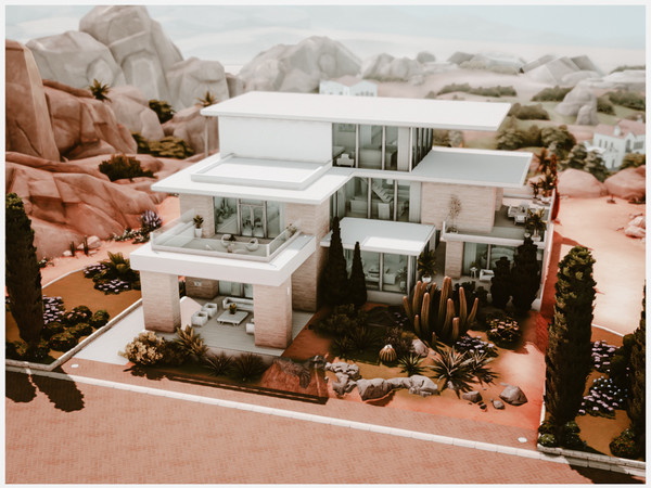 Sims 4 — MM. Modern House 104 by Merin_Martini — My Sims 4 lots some are inspired from random pictures that I found on