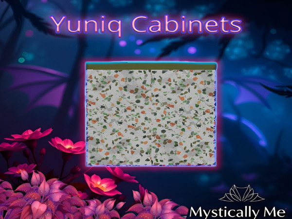 Sims 4 — Yuniq Cabinets by Mystically Me — Swatches- Six