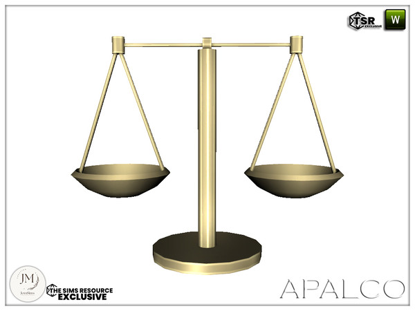 Sims 4 — Jomsims Apalco bedroom deco balance by jomsims — Bring luminous elegance into your Sims' home with the Apalco