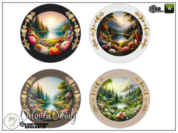 Sims 4 — Jomsims Belinda beauty wall paintings1 by jomsims — Belinda Beauty Set for your Sims