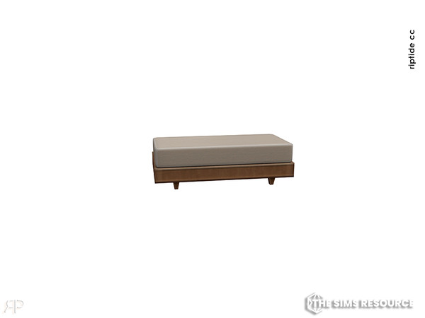 Sims 4 — Riptide CC- Solmar Outdoor Lounge Solmar Footrest Ottoman by Riptidecc — Inspired by sun drenched coastal