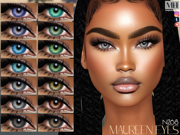 Sims 4 — Maureen Eyes N268 by MagicHand — Captivating eyes for males and females in 16 colors - HQ Compatible.