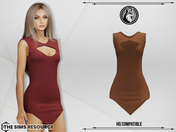 Sims 4 — Gina Dress by ForLima — 6 Colors
