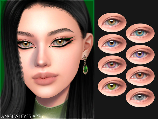 Sims 4 — EYES A276 by ANGISSI — PREVIEWS MADE USING HQ MOD Facepaint category