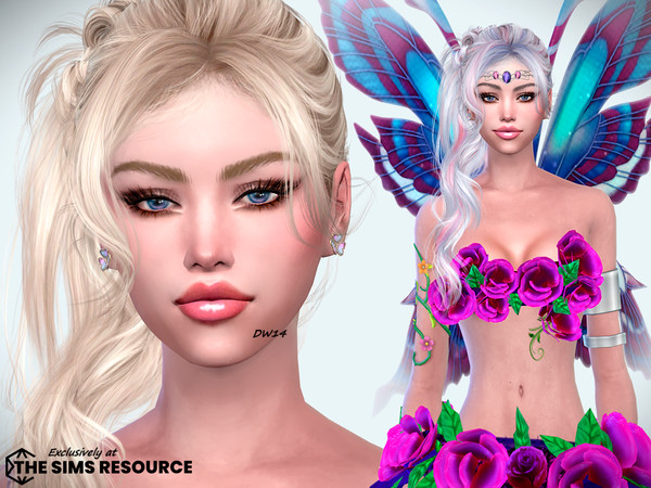 Sims 4 — Lilia Leaf by DarkWave14 — Download all CC's listed in the Required Tab to have the sim like in the pictures.
